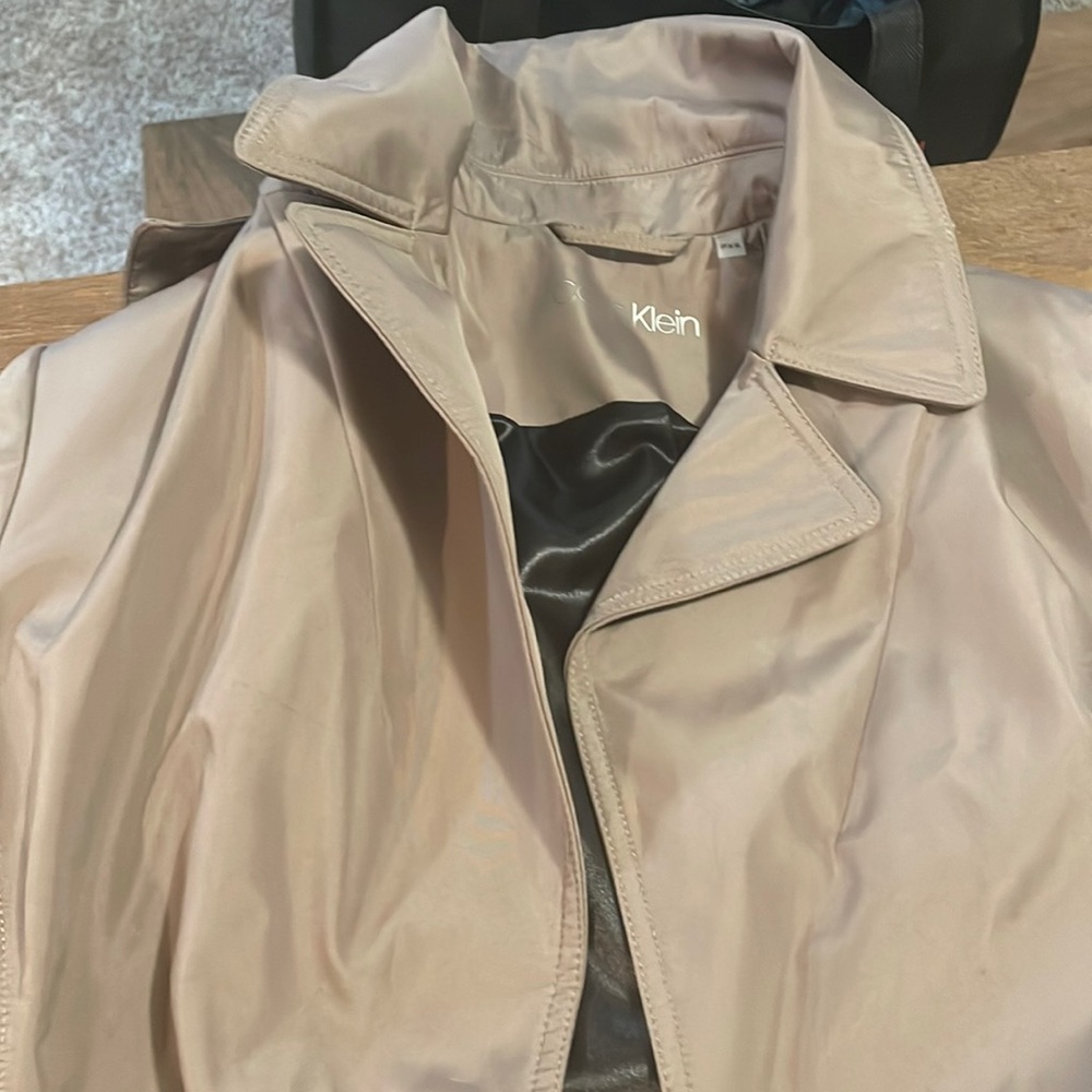 Calvin Klein raincoat never been worn